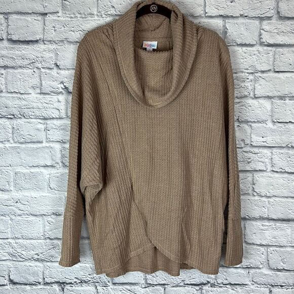 LuLaRoe Kristen Top Tan NWT Size Small - Picture 1 of 8